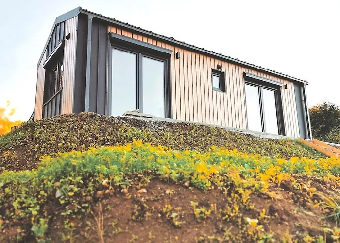 度假居 Eulennest Tiny House Mit Whirlpool Und Sauna Bermel