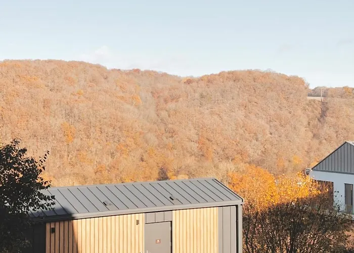 度假居 Eulennest Tiny House Mit Whirlpool Und Sauna *