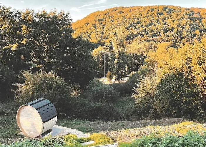 Eulennest Tiny House Mit Whirlpool Und Sauna 度假居